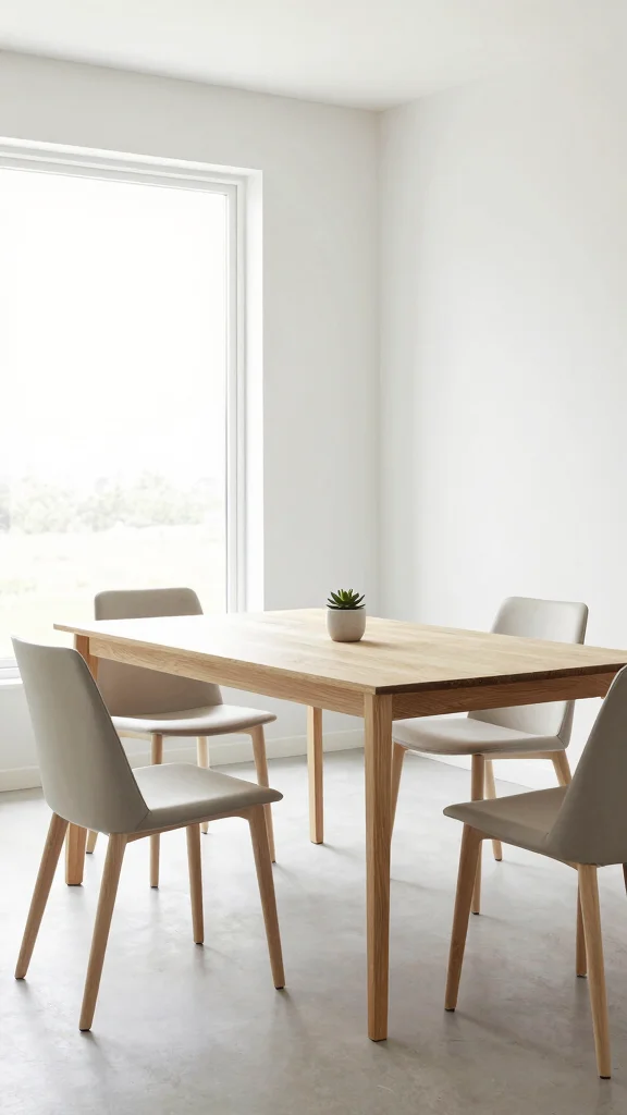 12 Dining Room Trends in 2026 Worth Designing Your Space Around - 3. Minimalist Design 1