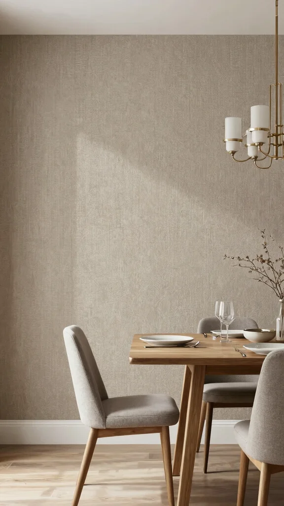 12 Dining Room Wallpaper Ideas That Add Drama and Personality - 4. Textured Wallpaper 1