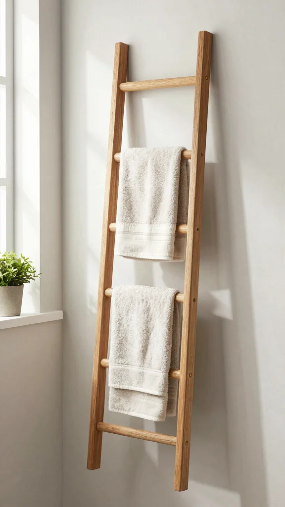 12 Half Bathroom Remodel Ideas That Make a Small Space Shine - 5. Stylish Towel Racks and Hooks 1