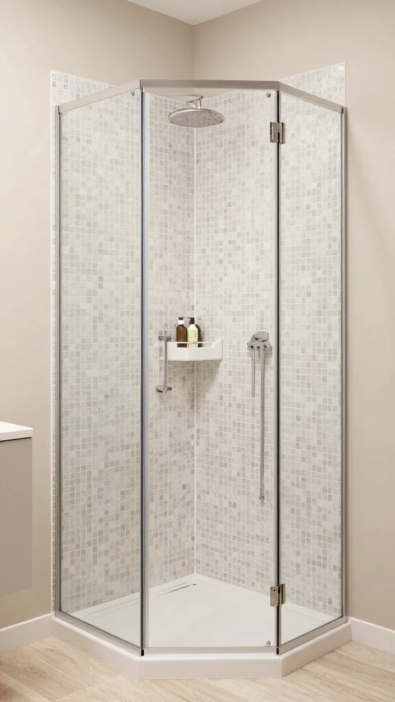 12 Half Bathroom Remodel Ideas That Make a Small Space Shine - 6. Space-Saving Shower Solutions 1