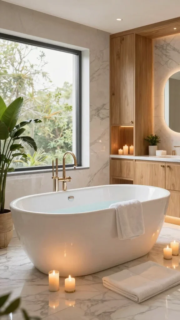 12 Master Bathroom Remodel Ideas That Feel Like a Luxury Hotel - 1. Freestanding Soaking Tubs 1