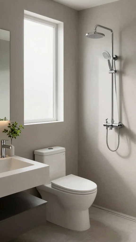 12 Modern Restroom Remodel Ideas for a Clean, Updated Look - 2. Low-Flow Fixtures 1