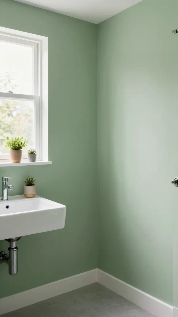 12 Modern Restroom Remodel Ideas for a Clean, Updated Look - 4. Eco-Friendly Paints 1