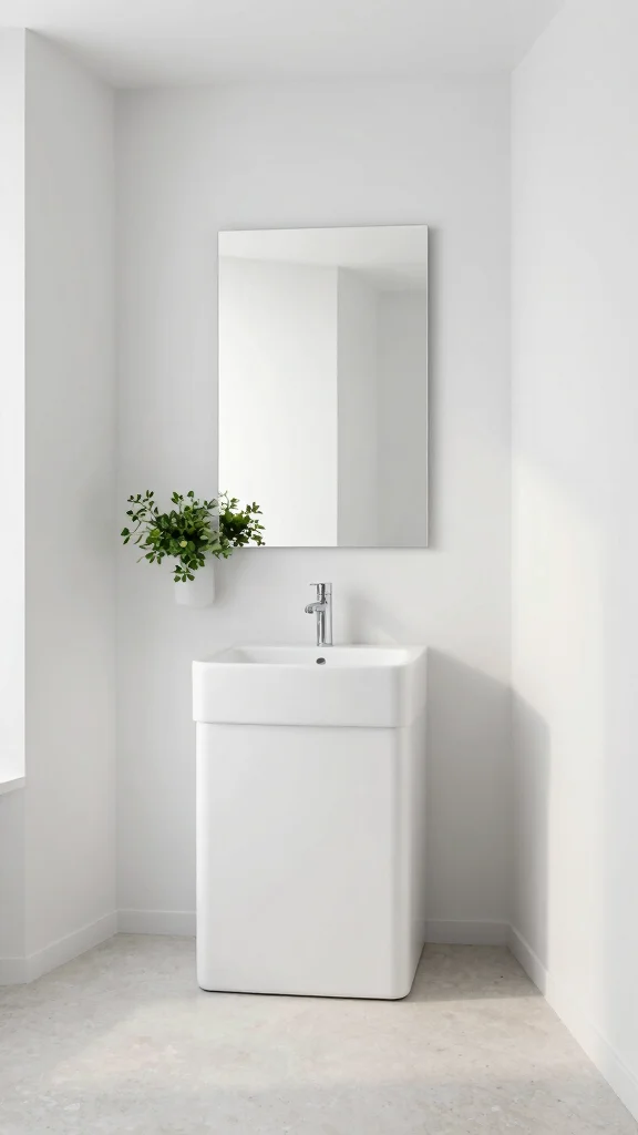 12 Modern Restroom Remodel Ideas for a Clean, Updated Look - 5. Minimalist Decor 1