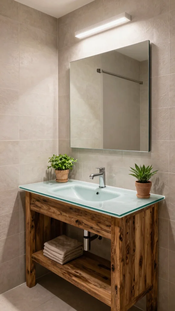 12 Restroom Renovation Ideas That Add Value and Everyday Comfort - 1. Go for a Sustainable Vanity 1