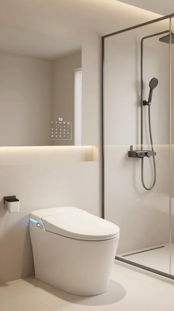 12 Restroom Trends in 2026 Worth Including in Your Next Renovation - 2. Smart Bathroom Technology 1
