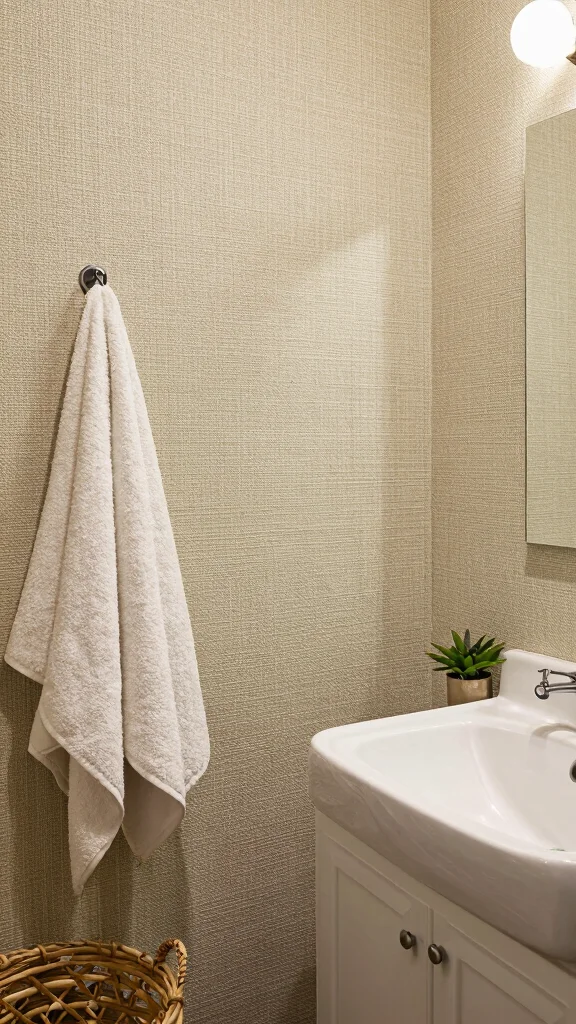12 Restroom Wallpaper Ideas That Add Drama to a Small Space - 11. Remarkable Textiles 1