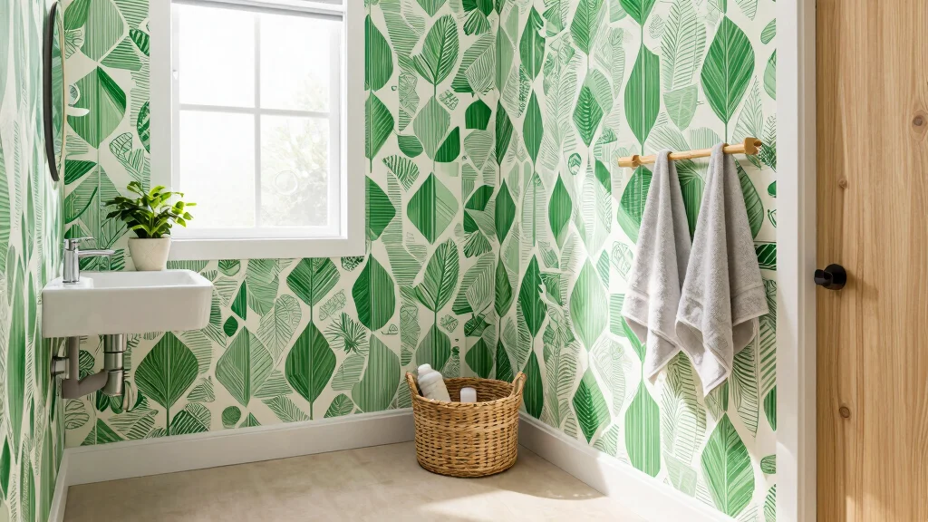 12 Restroom Wallpaper Ideas That Add Drama to a Small Space