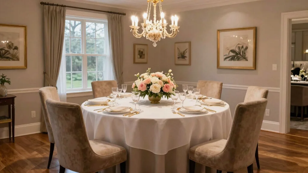 12 Round Dining Room Table Ideas for 8 That Feel Elegant