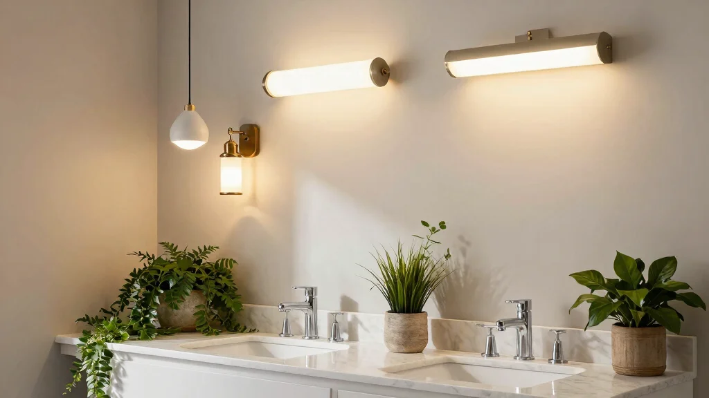 13 Bathroom Light Fixture Ideas for Bright, Flattering Style