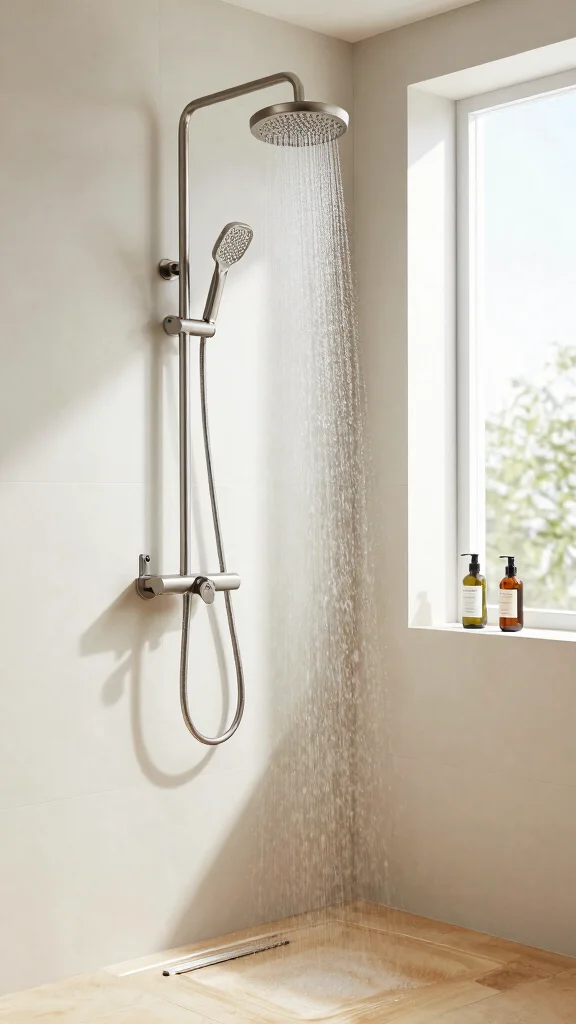 13 Bathroom Remodel Ideas on a Budget That Look High-End - 8. Stylish Shower Heads 1