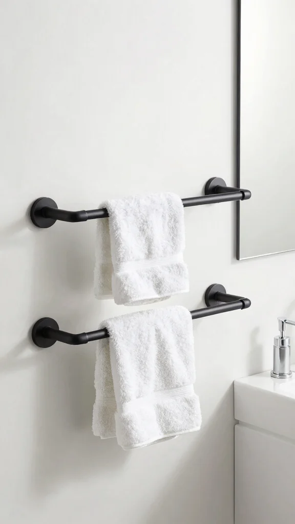 13 Bathroom Remodel Ideas on a Budget That Look High-End - 9. Upgrade Towel Bars and Fixtures 1
