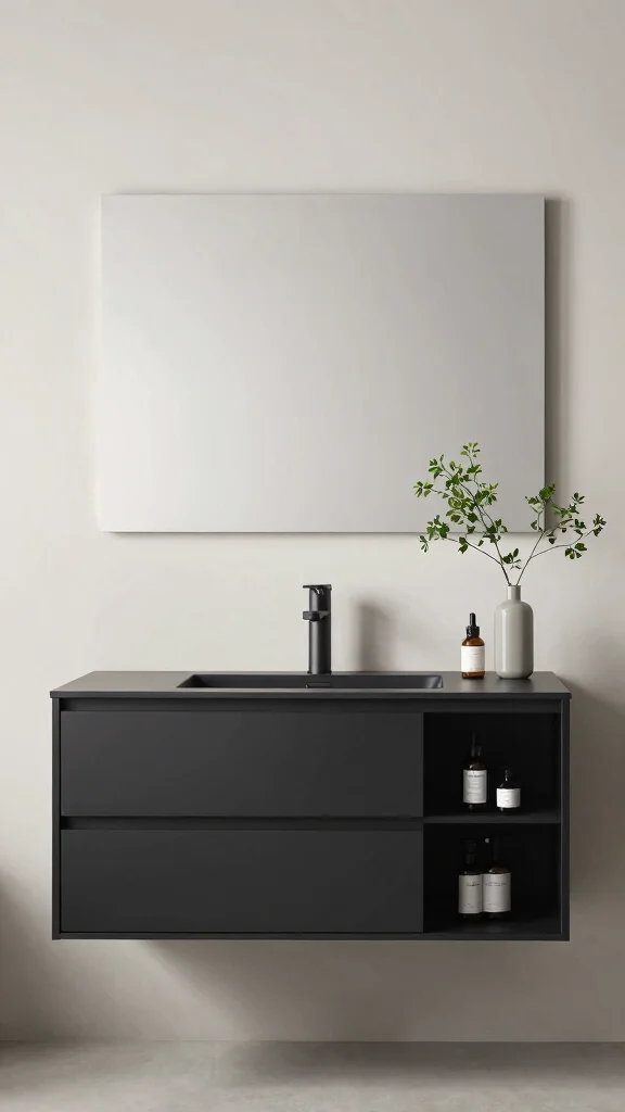 13 Bathroom Vanity Ideas for Storage, Style, and the Right Fit - 4. Sleek Minimalist Designs 1
