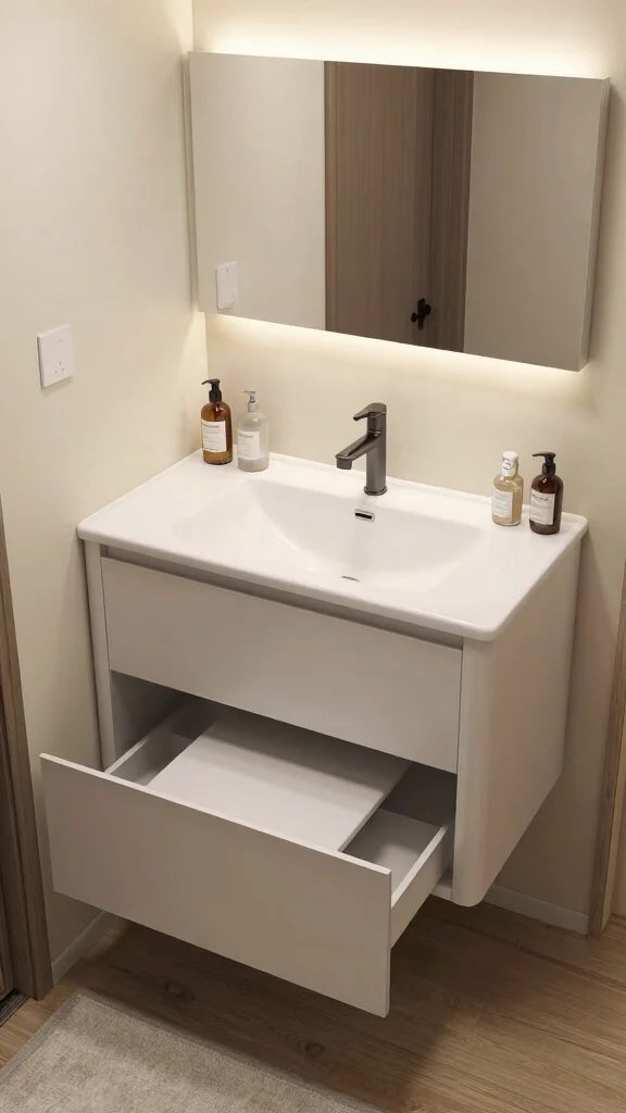 13 Bathroom Vanity Ideas for Storage, Style, and the Right Fit - 7. Multi-Functional Vanities 1