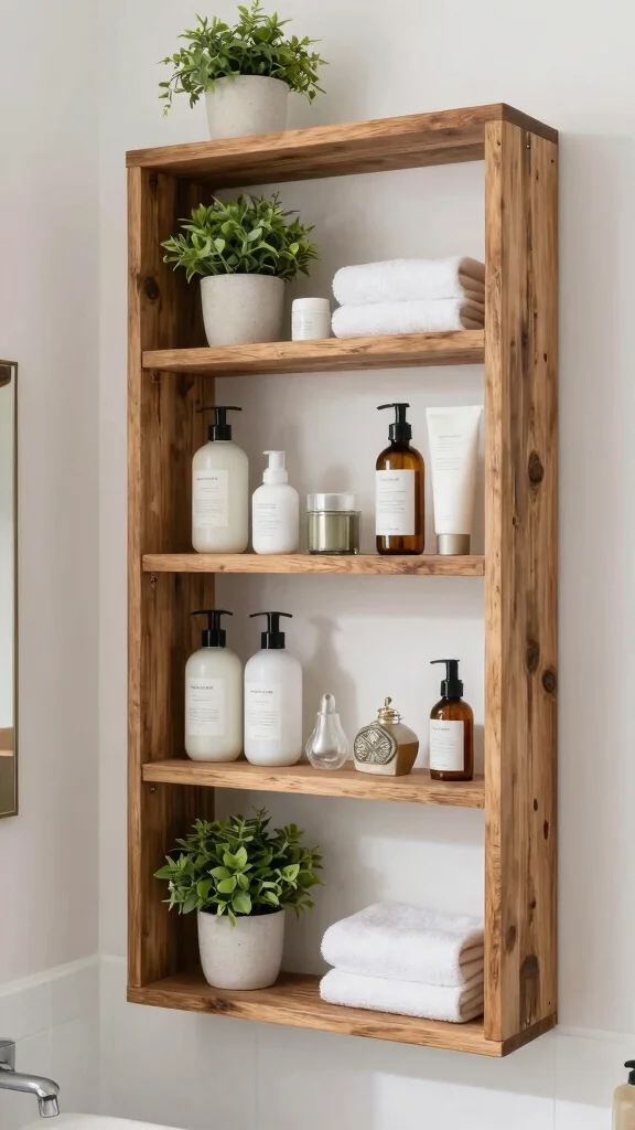 13 Bathroom Vanity Ideas for Storage, Style, and the Right Fit - 8. Open Shelving for Easy Access 1