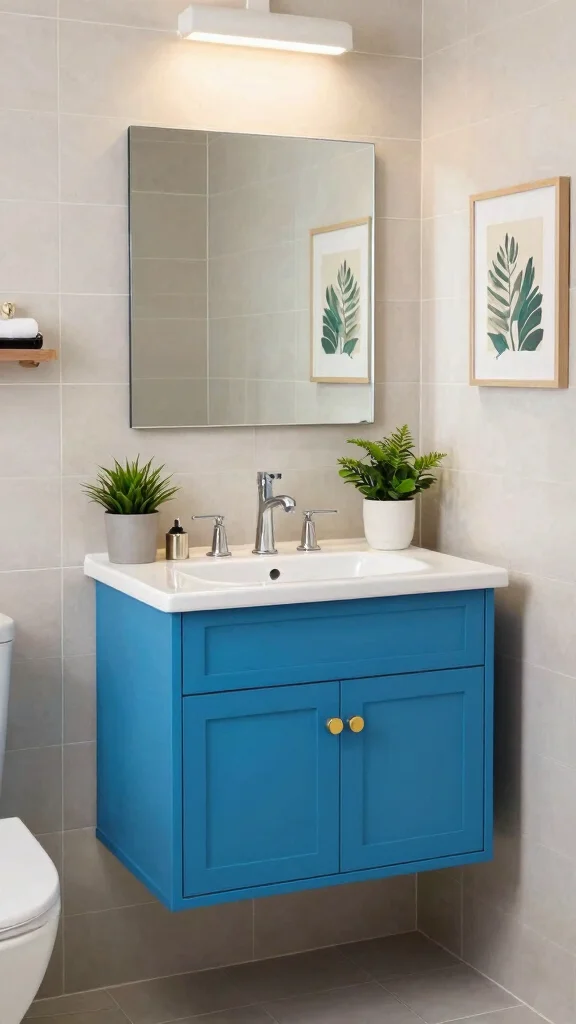 13 Bathroom Vanity Ideas for Storage, Style, and the Right Fit - 9. Stylish Vanity Options with Color 1