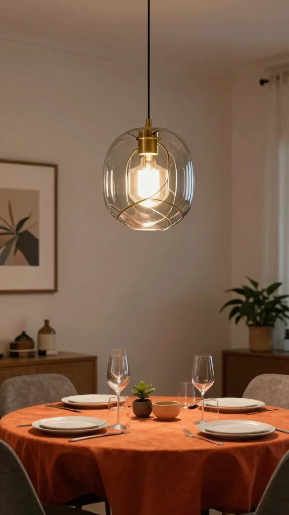 13 Dining Room Pendant Light Fixtures for a Warm, Layered Look - 10. Artistic Sculptural Pendants 1