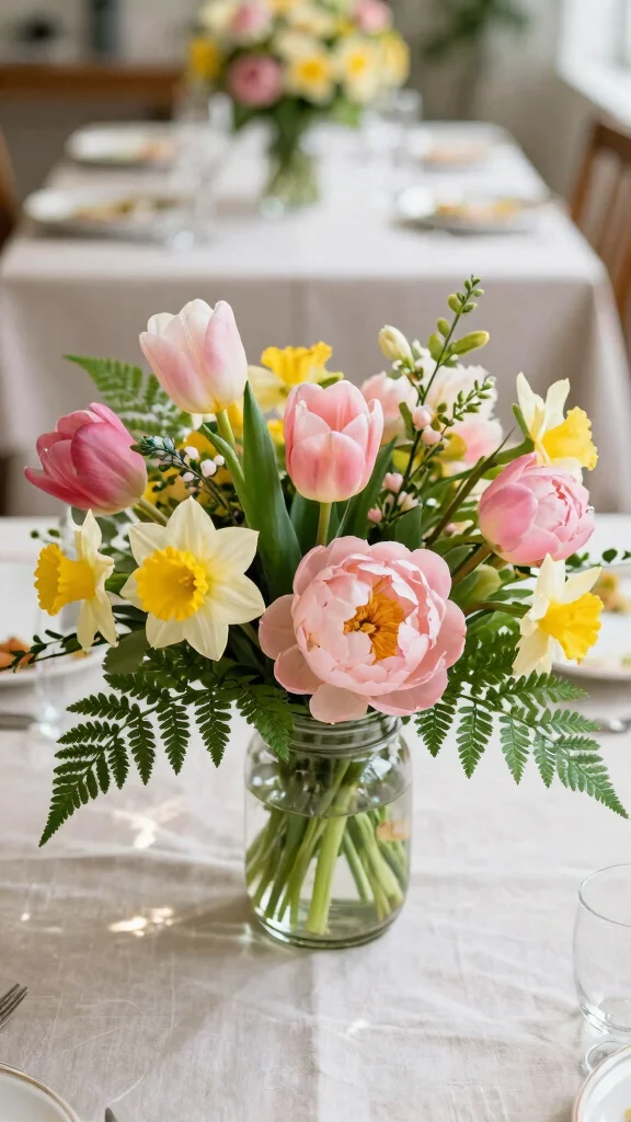 13 Dining Room Table Centerpiece Ideas for Every Season and Style - 1. Fresh Floral Fantasia for Spring 1