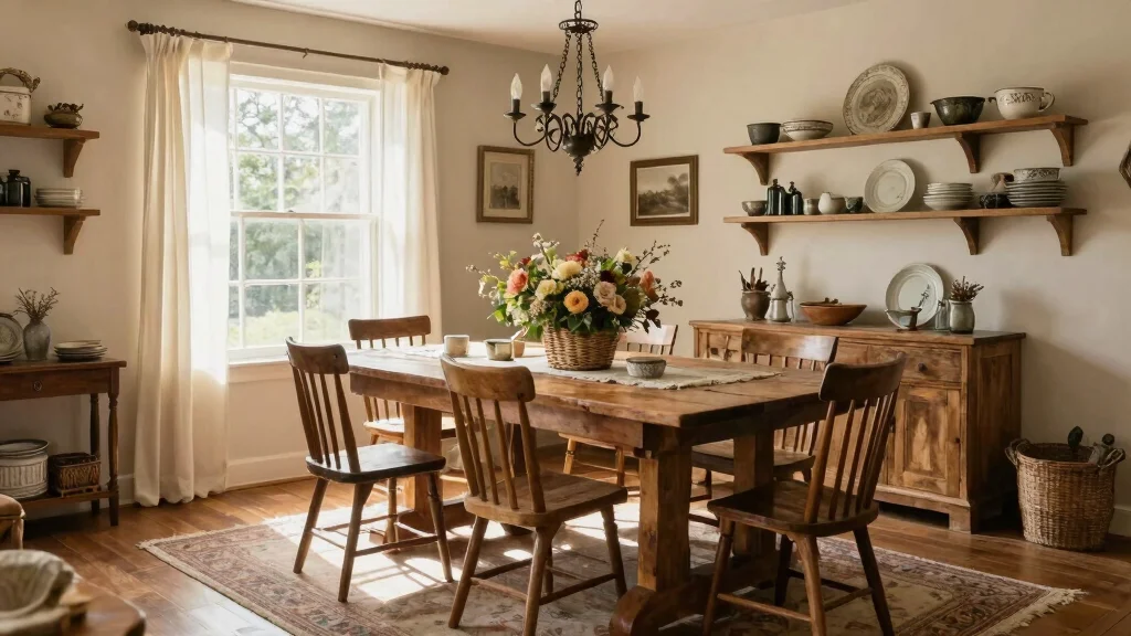 13 Farmhouse Dining Room Ideas for a Warm and Casual Space