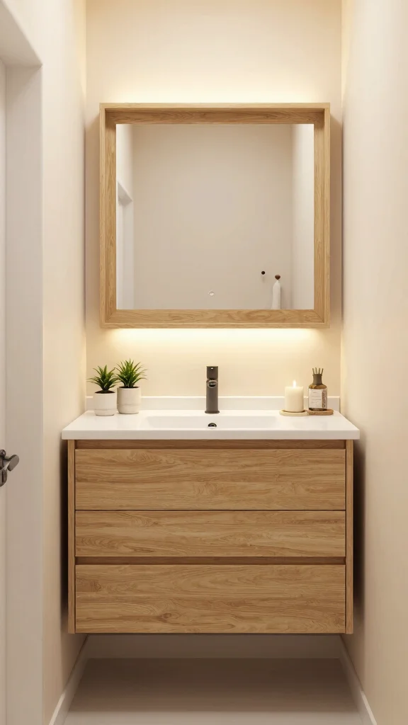 13 Restroom Vanity Ideas for Storage, Style, and the Right Fit - 8. Custom Built-ins for Tailored Solutions 1