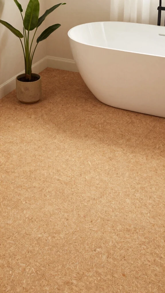 14 Bathroom Tile Design Ideas: From Bold Patterns to Classic Neutrals - 13. Eco-Friendly Cork Tiles 1