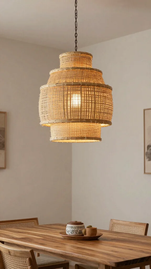 14 Dining Room Chandelier Ideas for Every Ceiling Height and Style - 6. Artisanal Handcrafted Chandelier for Unique Appeal 1