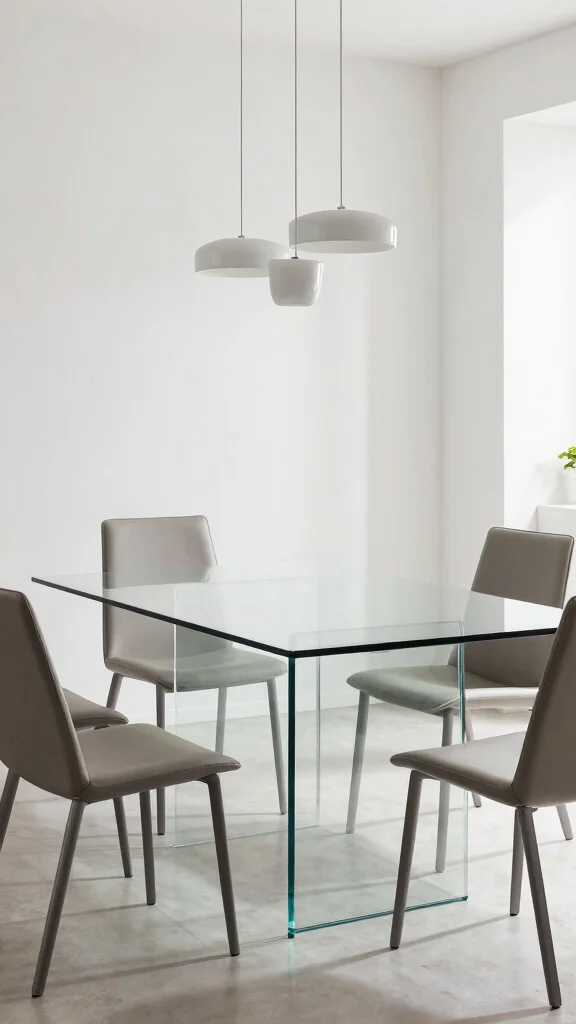 14 Dining Room Collections That Make Decorating Effortless - 11. Sleek Glass Dining Sets 1