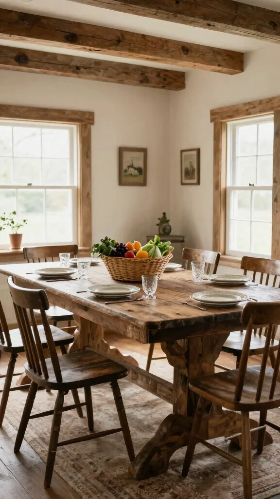 14 Dining Room Collections That Make Decorating Effortless - 4. Farmhouse-Style Dining Sets 1