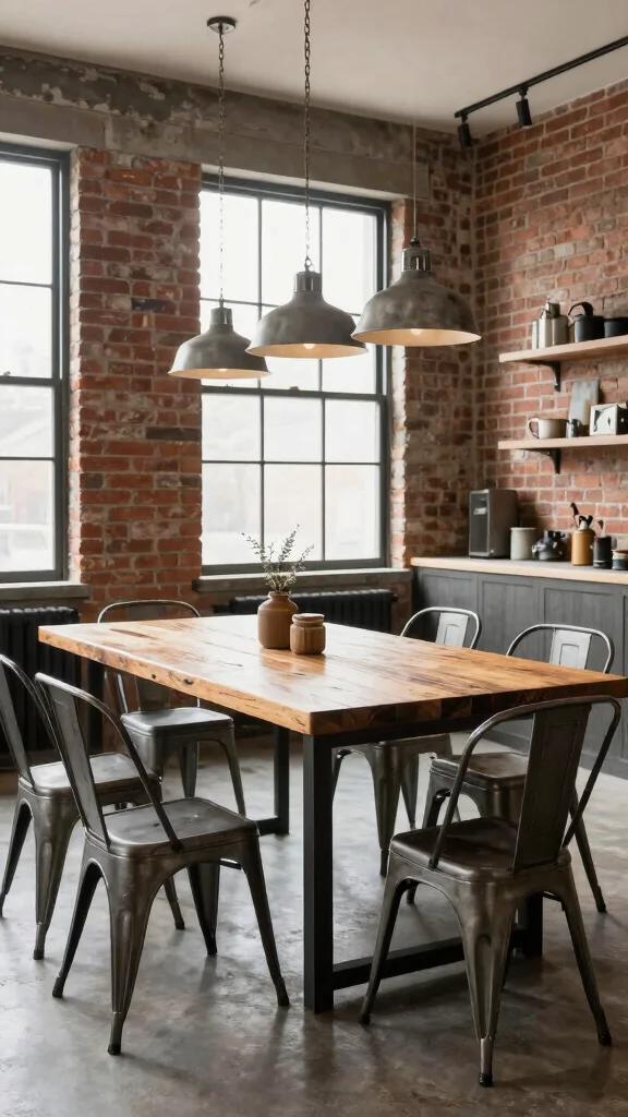 14 Dining Room Collections That Make Decorating Effortless - 8. Industrial Dining Sets with a Twist 1