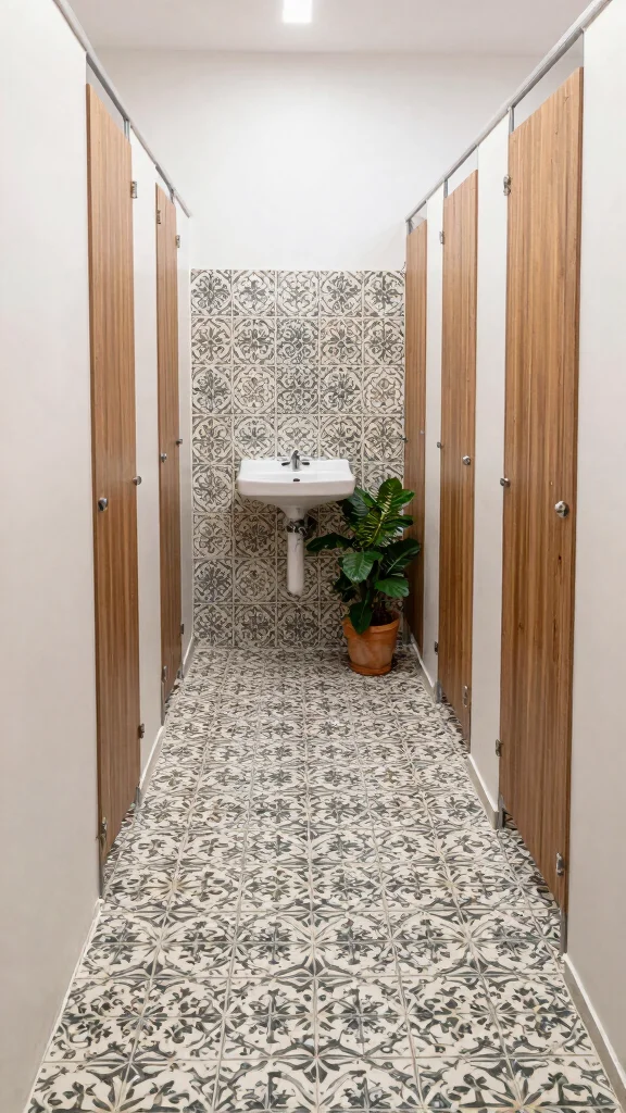 14 Eco-Friendly Restroom Tile Ideas for Walls, Floors, and Accent Niches - 12. Vintage Tiles 1