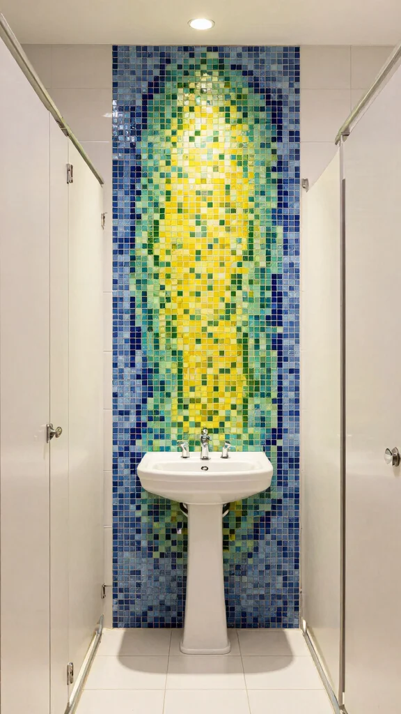14 Eco-Friendly Restroom Tile Ideas for Walls, Floors, and Accent Niches - 8. Mosaic Tiles 1