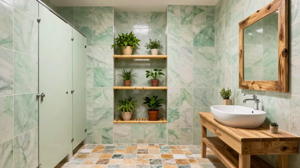 14 Eco-Friendly Restroom Tile Ideas for Walls, Floors, and Accent Niches