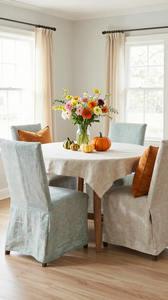 15 Dining Room Chair Ideas to Mix, Match, or Coordinate - 12. Seasonal Swaps 1