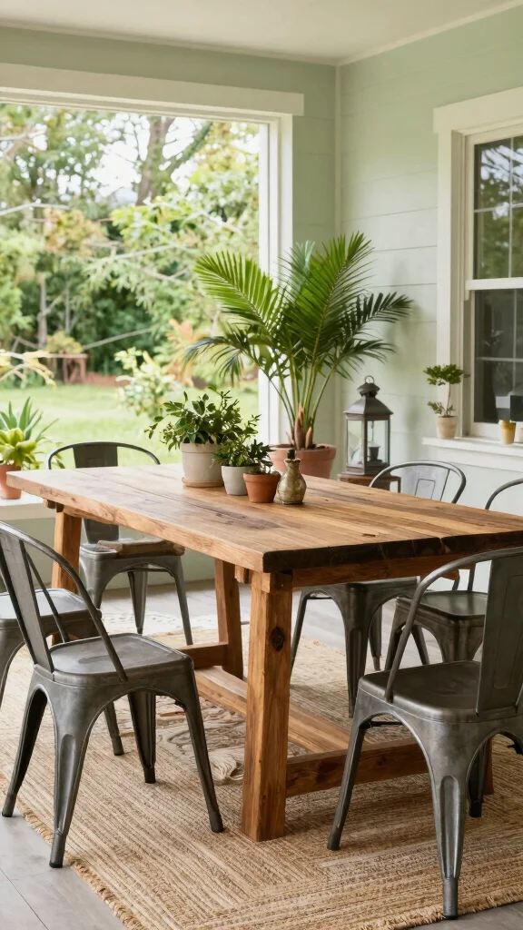 15 Dining Room Chair Ideas to Mix, Match, or Coordinate - 14. Outdoor Inspirations Indoors 1