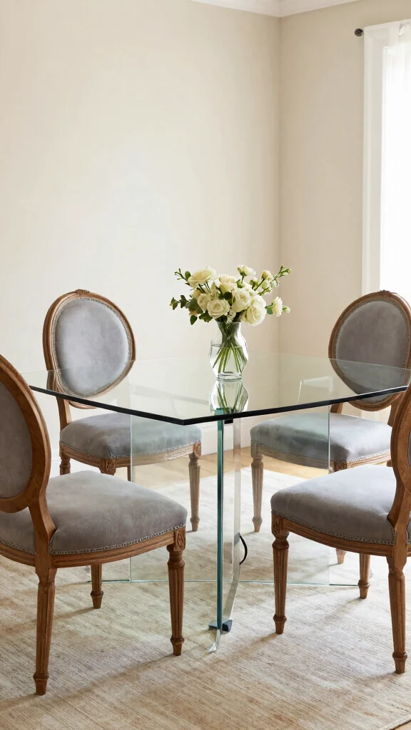 15 Dining Room Chair Ideas to Mix, Match, or Coordinate - 3. Vintage Charm with Modern Touch 1