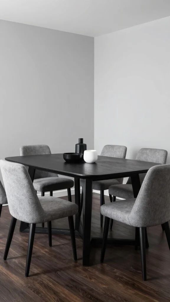 15 Dining Room Chair Ideas to Mix, Match, or Coordinate - 7. Monochrome Magic 1