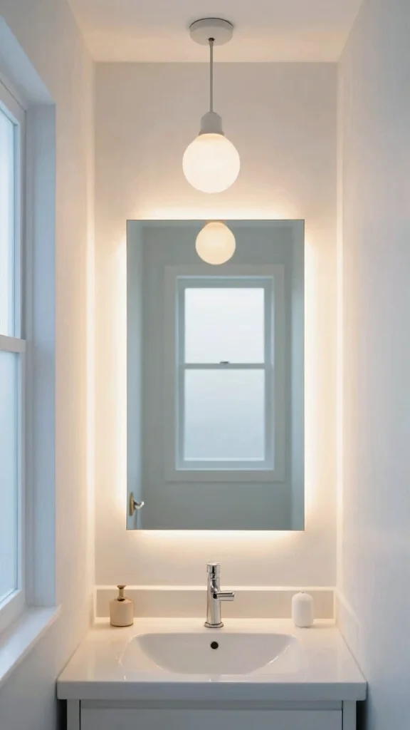 15 Restroom Remodel Ideas to Completely Transform Your Space - 4. Creative Lighting Options 1