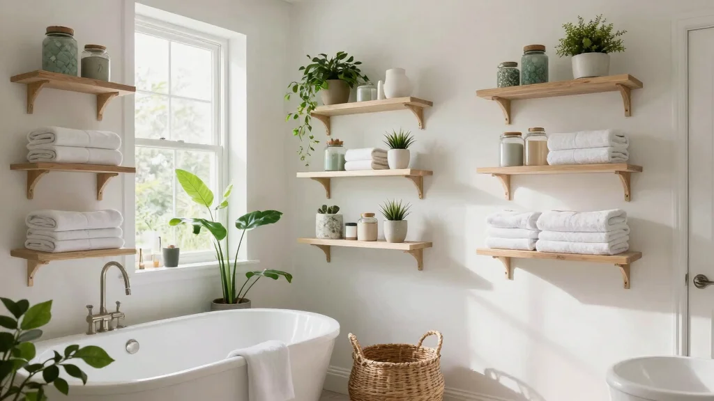 19 Bathroom with Shelves Ideas That Maximize Every Inch - tennisservetypes.com