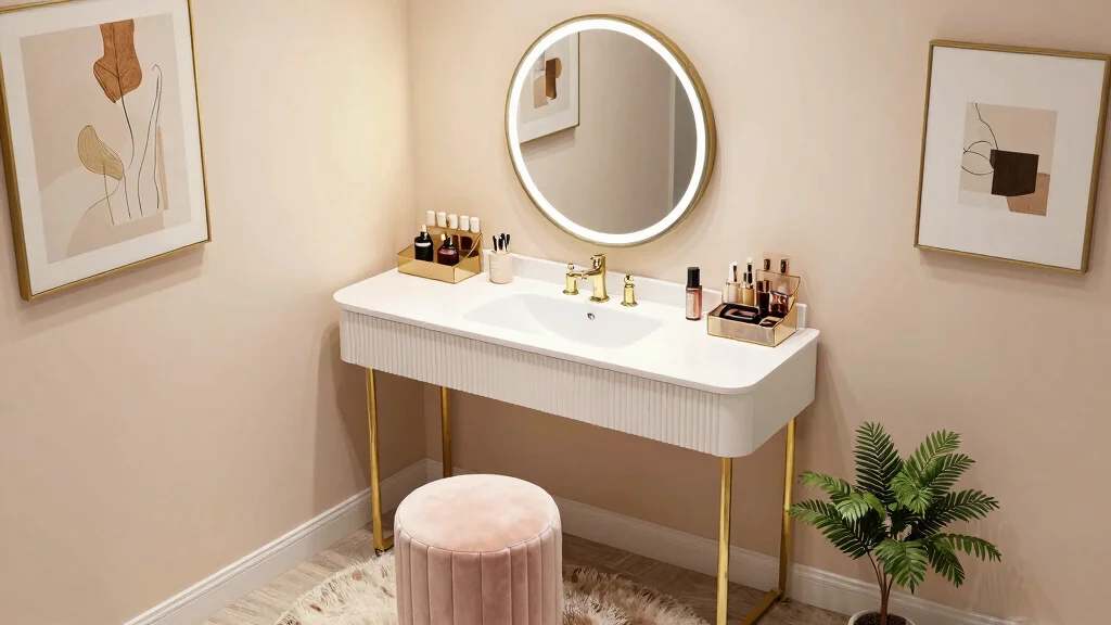 16 Bathroom with Makeup Vanity Ideas for a Glam Setup - homemoderndesigns.com