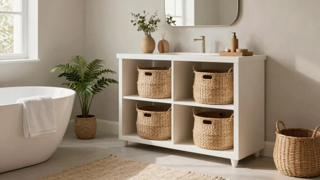 14 Bathroom Storage Baskets Ideas for a Spa-Like Feel - Life Stymlpe Styled