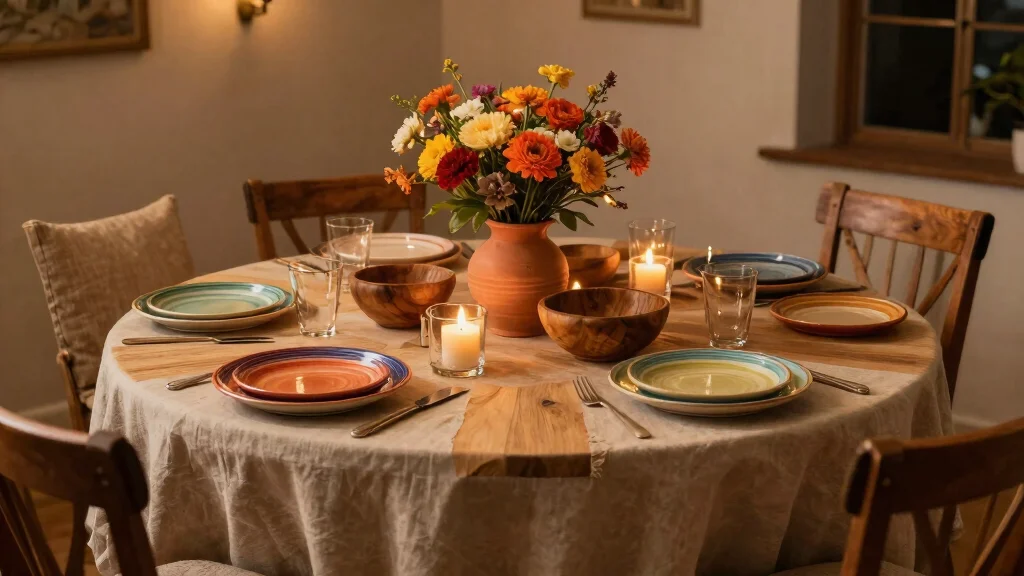 17 Round Dining Table Decor Ideas for Warm Family Dining – Jat Home Inc
