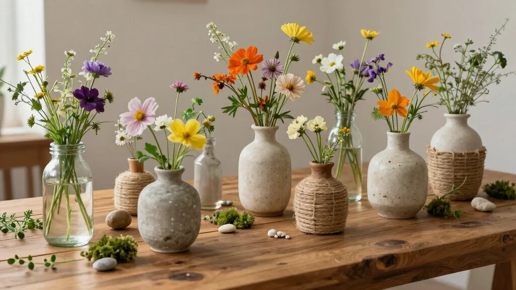 18 Eco-Friendly Flower Vase Ideas for Every Home Style - thenailhairdiary.com